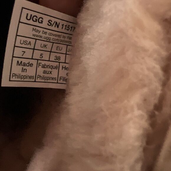 New Womens UGG Boots Sz 7 Classic Short Arroyo Marble Matte Heel Pink Tan Gold - Picture 12 of 16